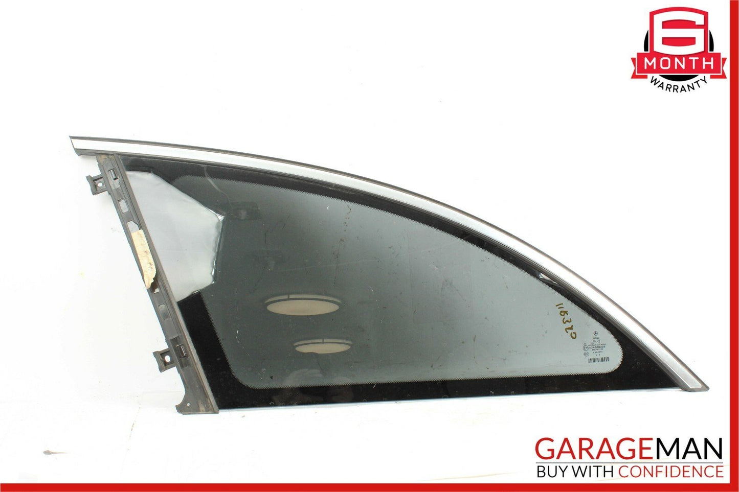 06-13 Mercedes W251 R350 Rear Left Driver Side Door Quarter Window Auto Glass