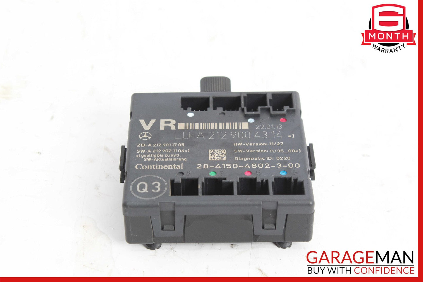 08-18 Mercedes W212 E63 CLS550 Front Right Side Door Control Module OEM