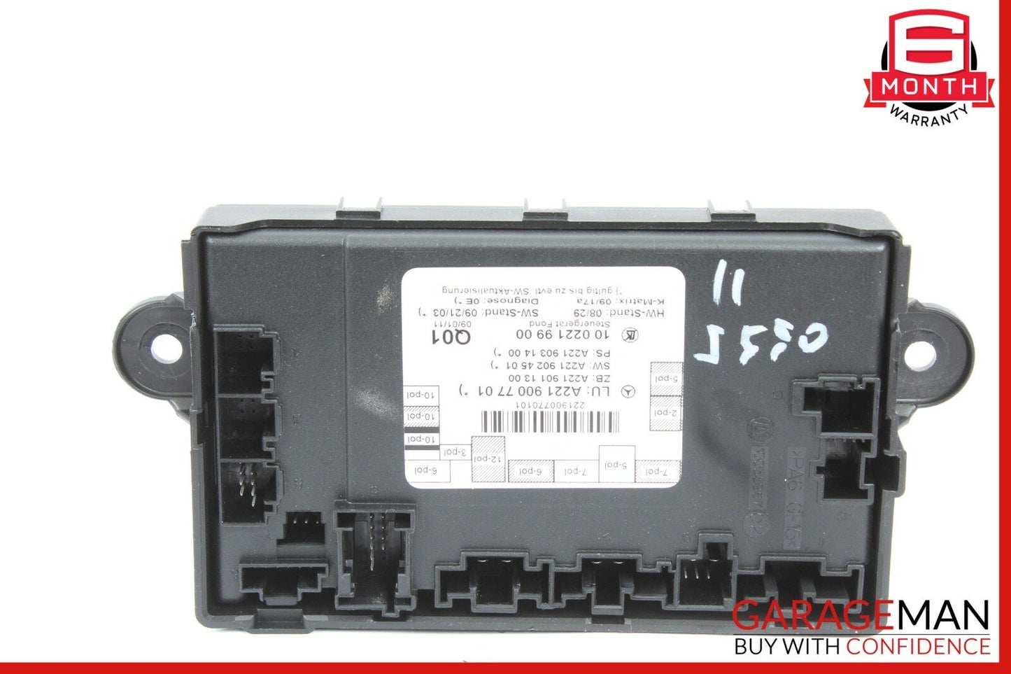 10-13 Mercedes W221 S400 S550 S63 AMG Rear Left or Right Door Control Module OEM