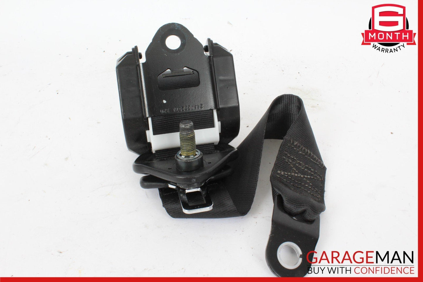 12-19 Fiat 500 Rear Left Driver Seat Belt Retractor Black OEM