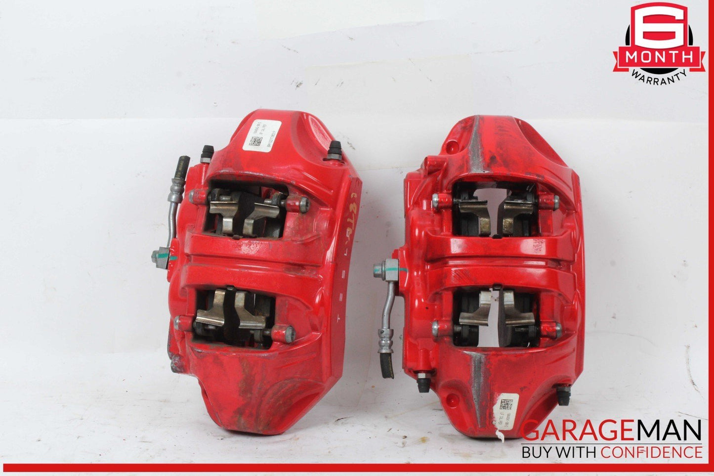 17-23 Tesla Model 3 Y Front Left & Right Side Brake Caliper Set of 2 Pc OEM