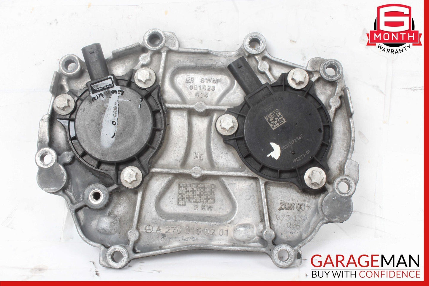 12-18 Mercedes GL450 S550 Front Right / Left Engine Timing Chain Cover Plate OEM