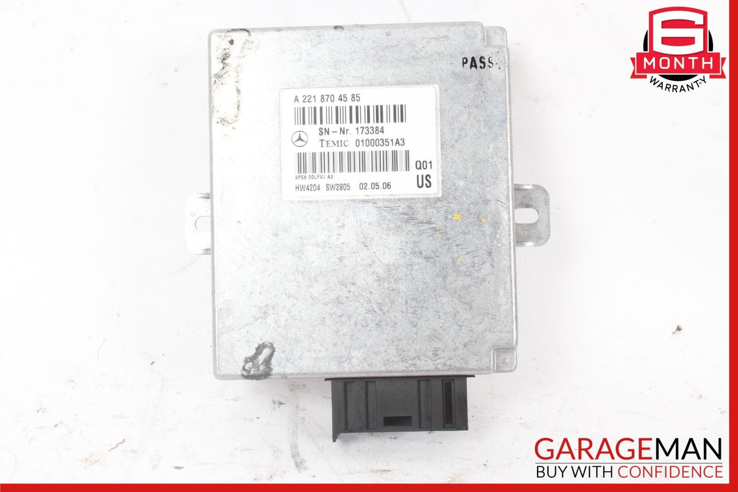 07-14 Mercedes W221 S550 CL550 Voice Language Communication Control Module OEM