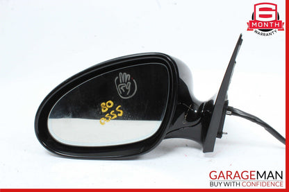 07-09 Mercedes W221 S550 S600 Front Left Side Mirror Door Rear View Black OEM