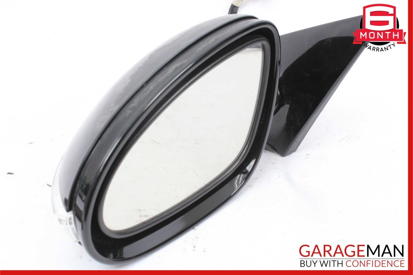 06-08 Mercedes W219 CLS500 Front Left Side Mirror Door Rear View Black OEM