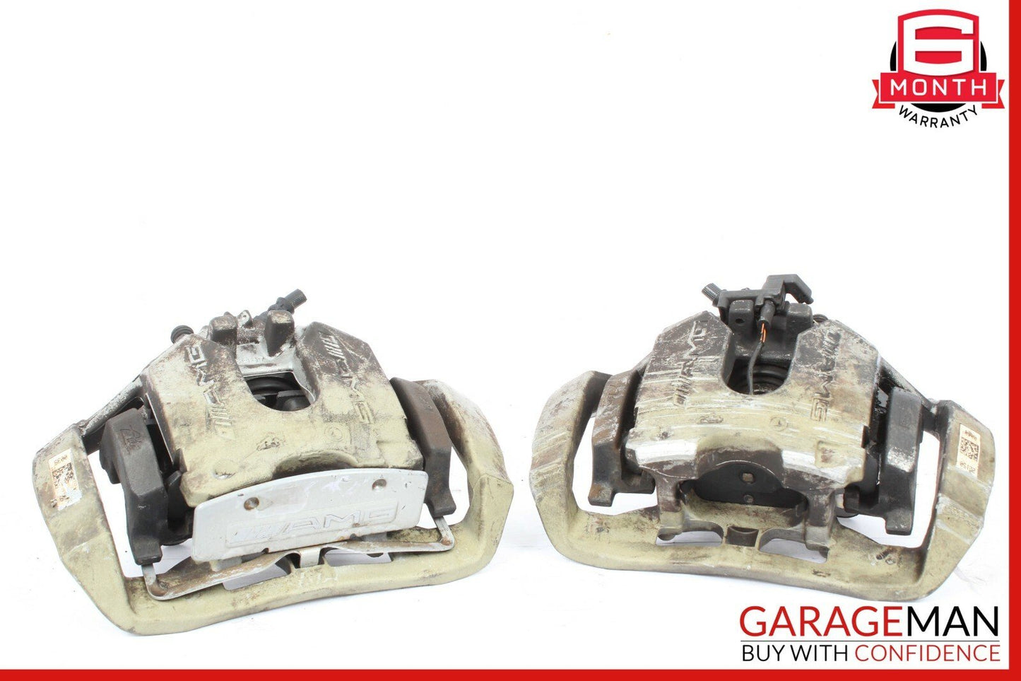 07-14 Mercedes W221 S63 CL63 CL65 AMG Rear Left And Right Brake Caliper Set OEM