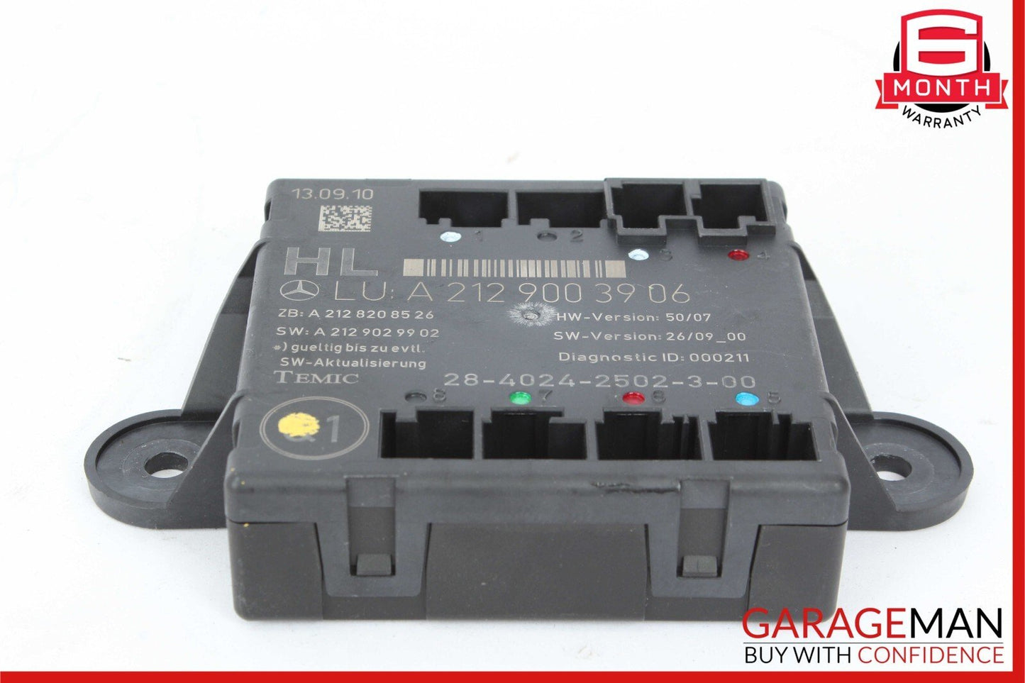 08-14 Mercedes W204 C250 C300 C350 Rear Left Side Door Control Module Unit OEM