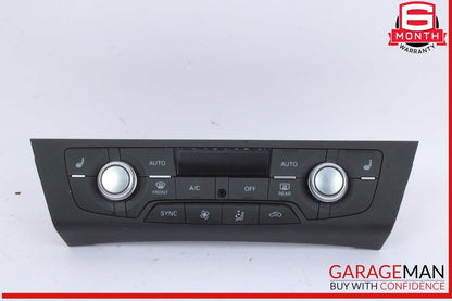 16-18 Audi A7 A6 S6 S7 Front AC Air Conditioning Climate Control Panel OEM