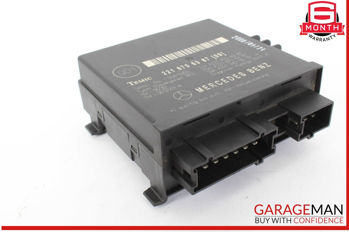 07-09 Mercedes W221 S550 S63 AMG Trunk Release Remote Open Close Module OEM