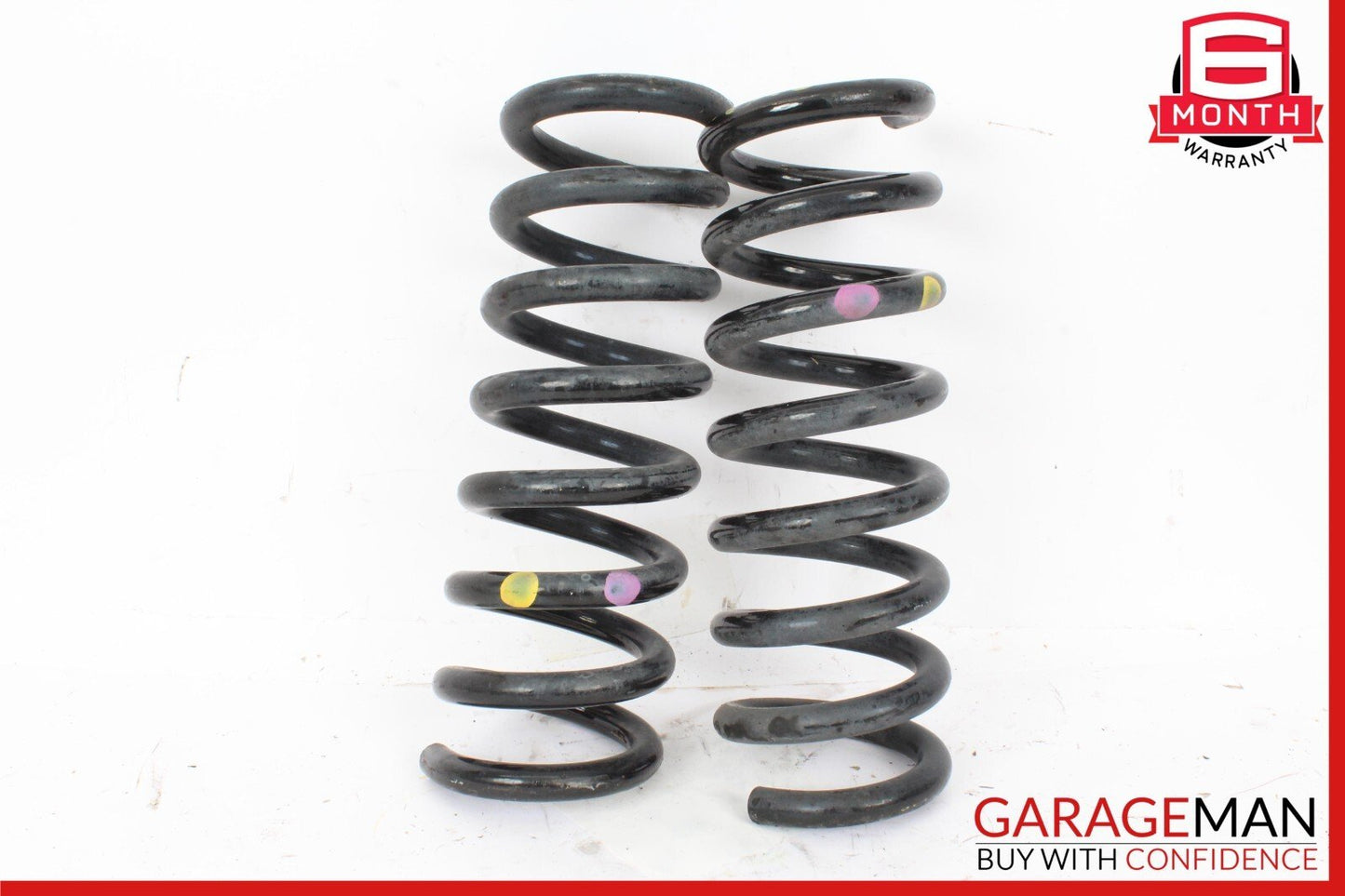 08-14 Mercedes W204 C250 Rear Right and Left Suspension Coil Spring Set OEM