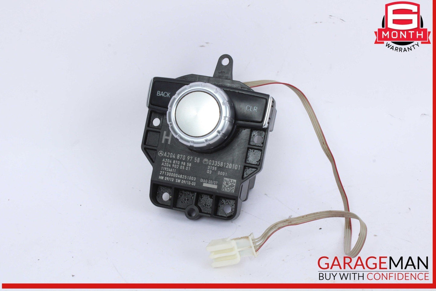 08-15 Mercedes X204 GLK250 Console Head Unit Controller Knob Multi Switch OEM