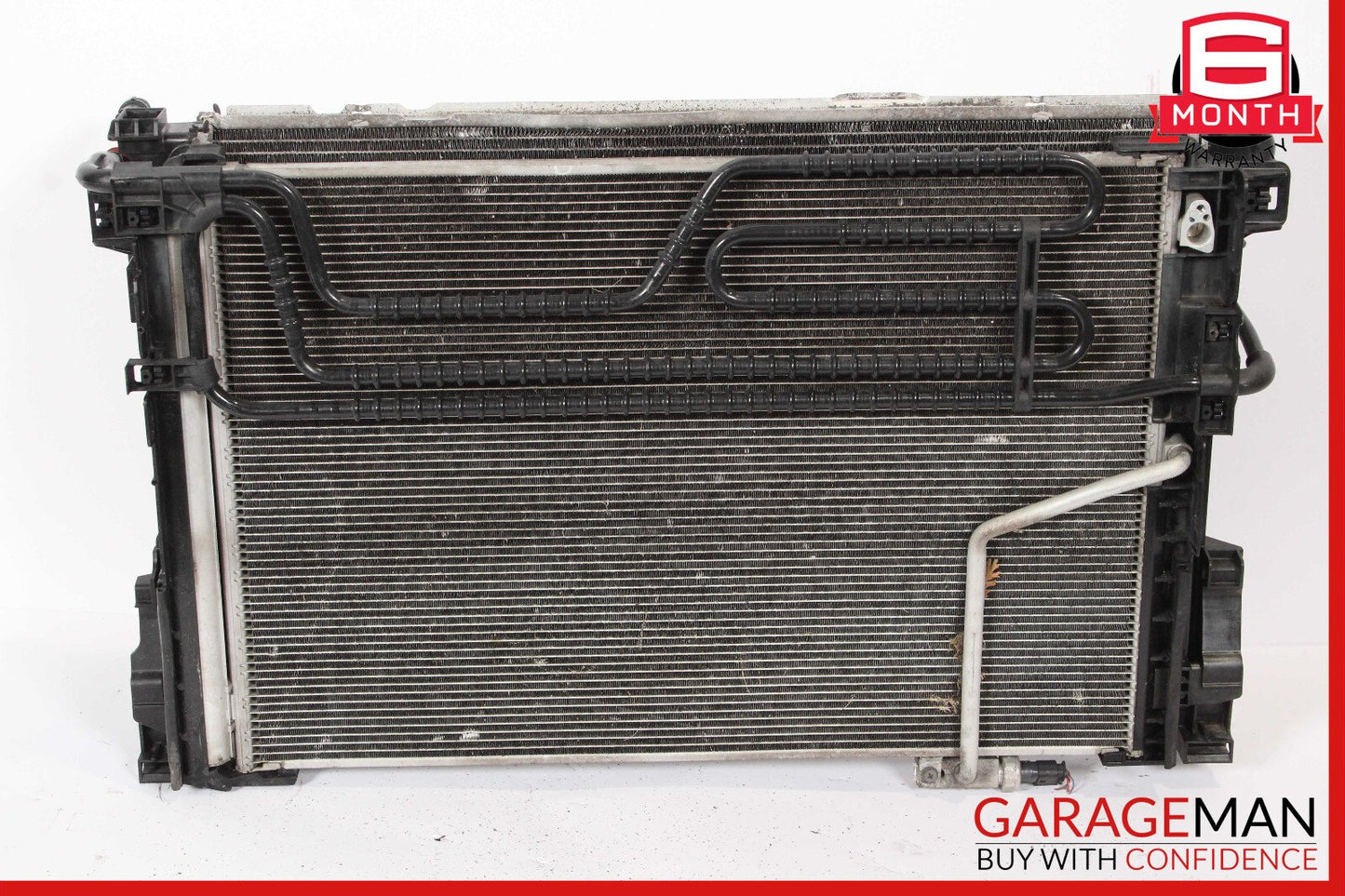 12-15 Mercedes W204 C250 Engine Motor Cooling Radiator A/C AC Condenser