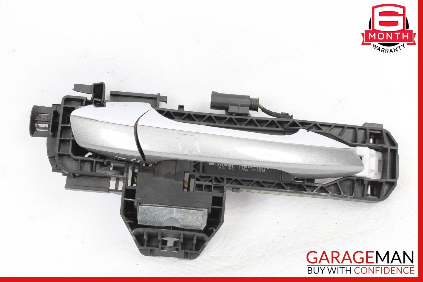 14-16 Mercedes W212 E350 Front Right Side Exterior Door Handle Keyless Go Silver