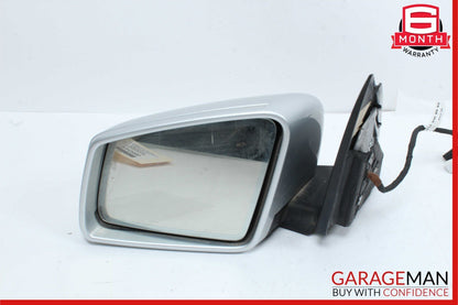 12-14 Mercedes W204 C250 Front Left Side Mirror Rear View Door Silver OEM