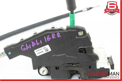 14-17 Maserati Ghibli Rear Right Passenger Side Door Lock Latch Actuator OEM