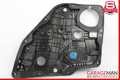 18-23 Kia Stinger Rear Right Side Door Window Regulator & Carrier Plate OEM