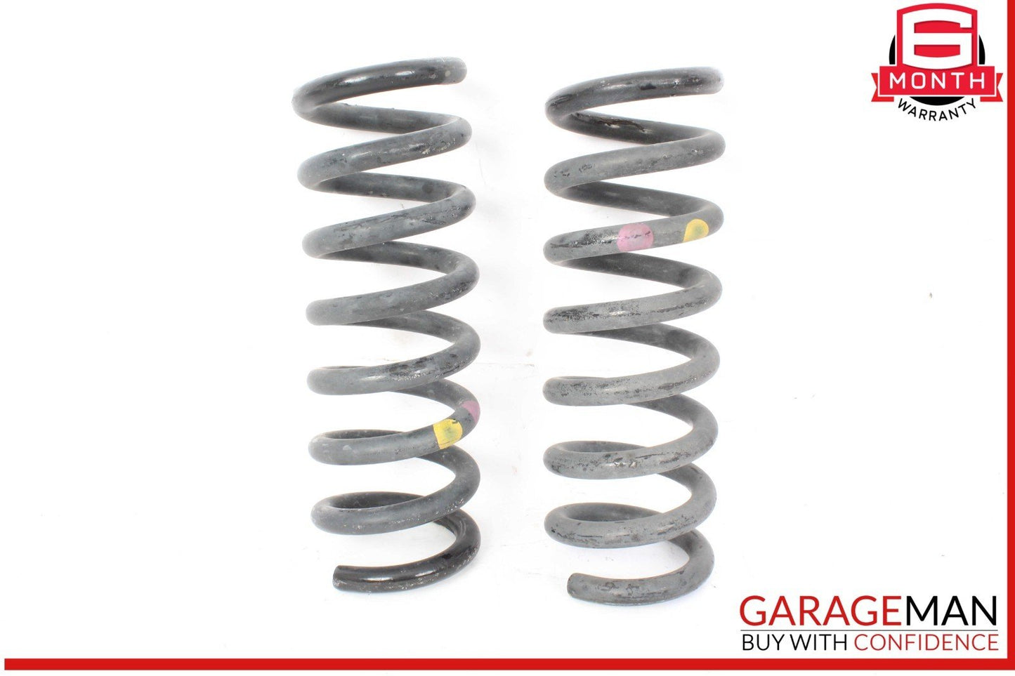 08-14 Mercedes W204 C250 Rear Right and Left Suspension Coil Spring Set OEM