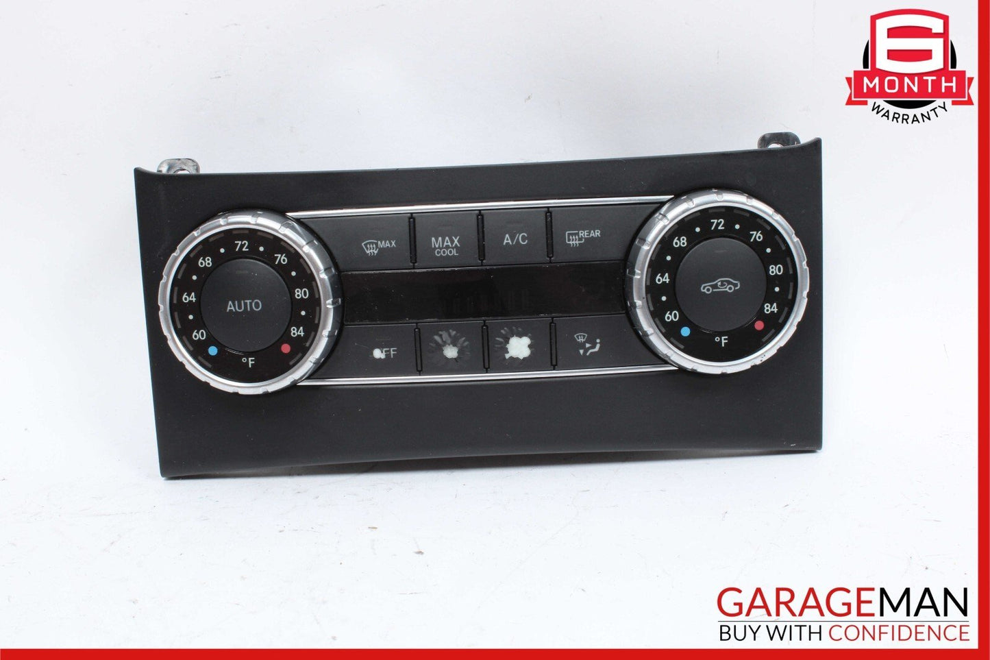 12-14 Mercedes W204 C250 C63 AC A/C Heater Climate Control Switch Trim Assembly