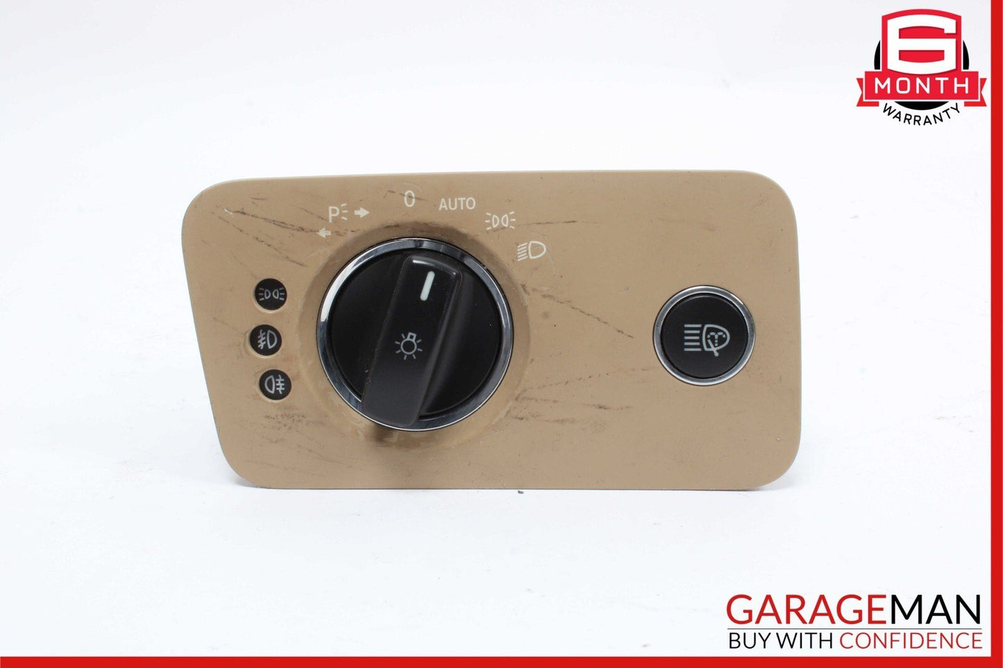 06-11 Mercedes W219 CLS500 Headlight Switch Washer Beige 2195450104 OEM