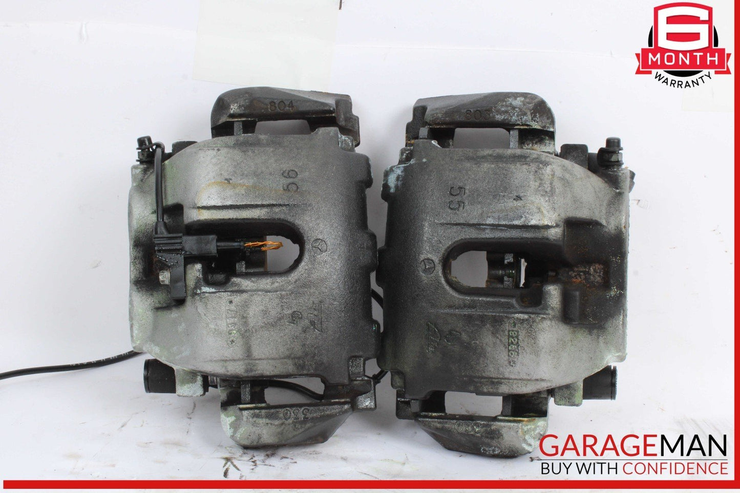 06-13 Mercedes W164 ML350 R350  Front Right & Left Brake Caliper Calipers Set