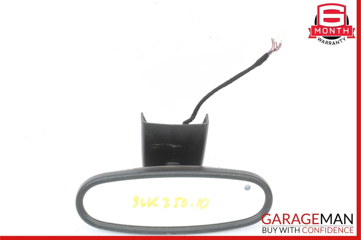 05-11 Mercedes R171 SLK350 Interior Top Rear View Mirror Black Auto Dim Assy