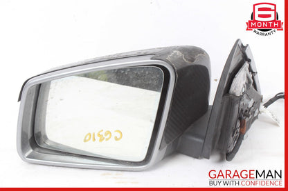 10-11 Mercedes W204 C63 AMG Front Left Side Mirror Door Rear View OEM