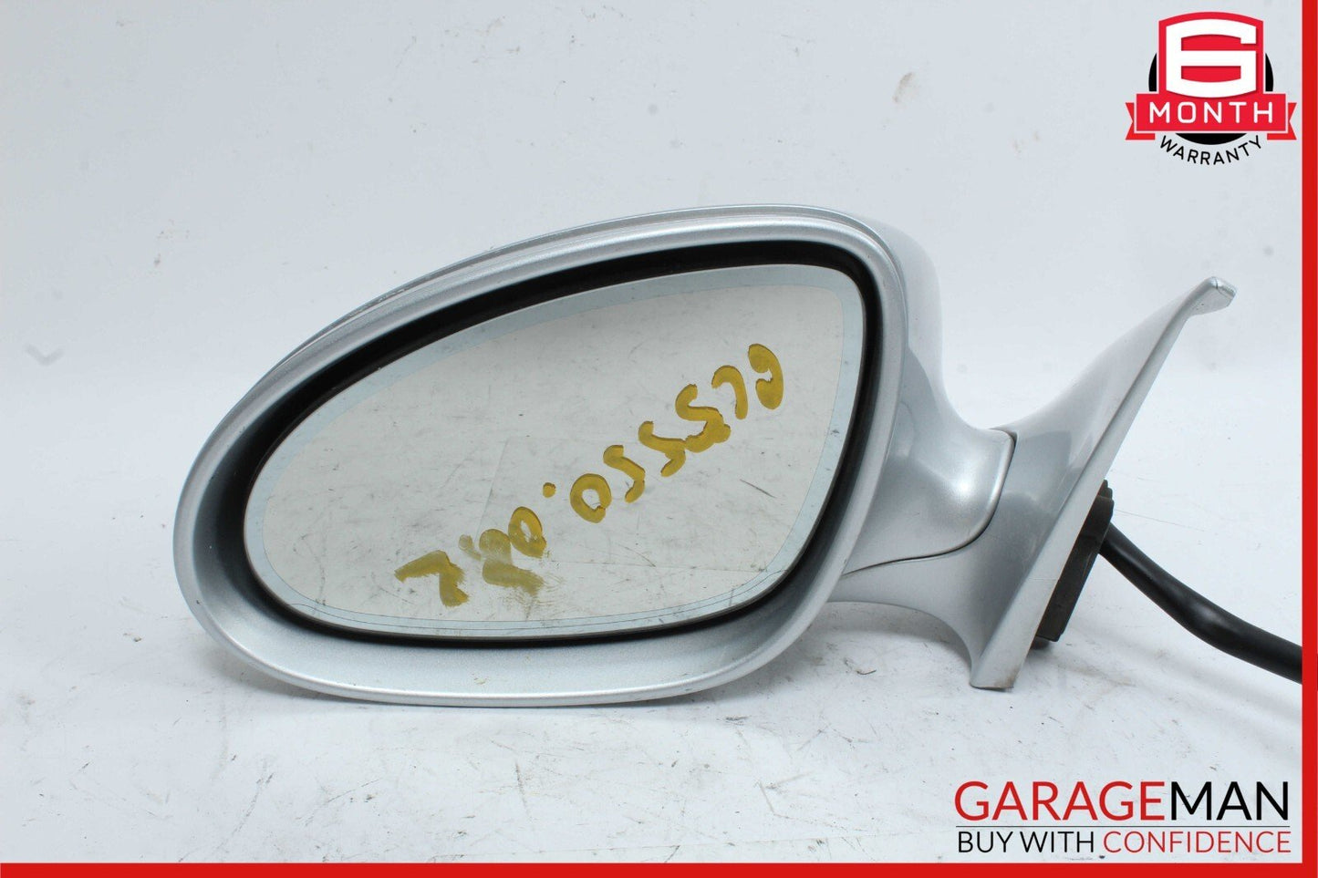 06-08 Mercedes W219 CLS550 Front Left Side Door Mirror Rear View Silver OEM