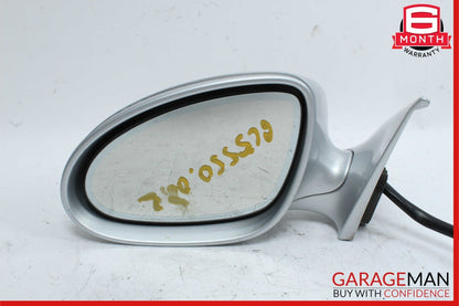 06-08 Mercedes W219 CLS550 Front Left Side Door Mirror Rear View Silver OEM