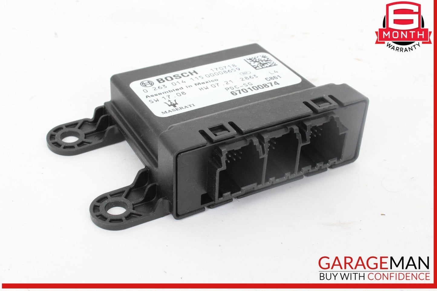 17-20 Maserati Levante M161 Park Parking Assist Control Module 670100874 OEM