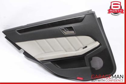 10-13 Mercedes W212 E350 E550 E400 Rear Left Driver Side Interior Door Panel OEM