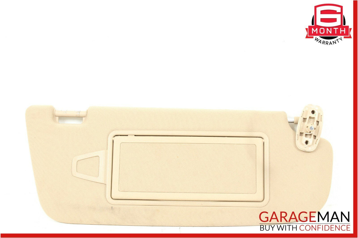 07-13 Mercedes W221 S550 S65 AMG Front Right Side Sun Visor Shade Suede Brown