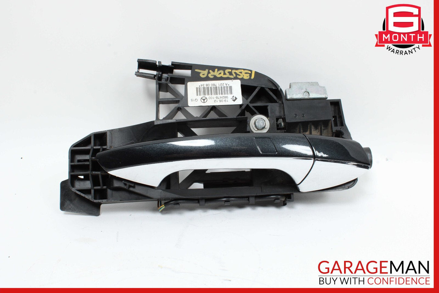 07-13 Mercedes W221 S550 Rear Right Side Exterior Door Handle Keyless Go Black