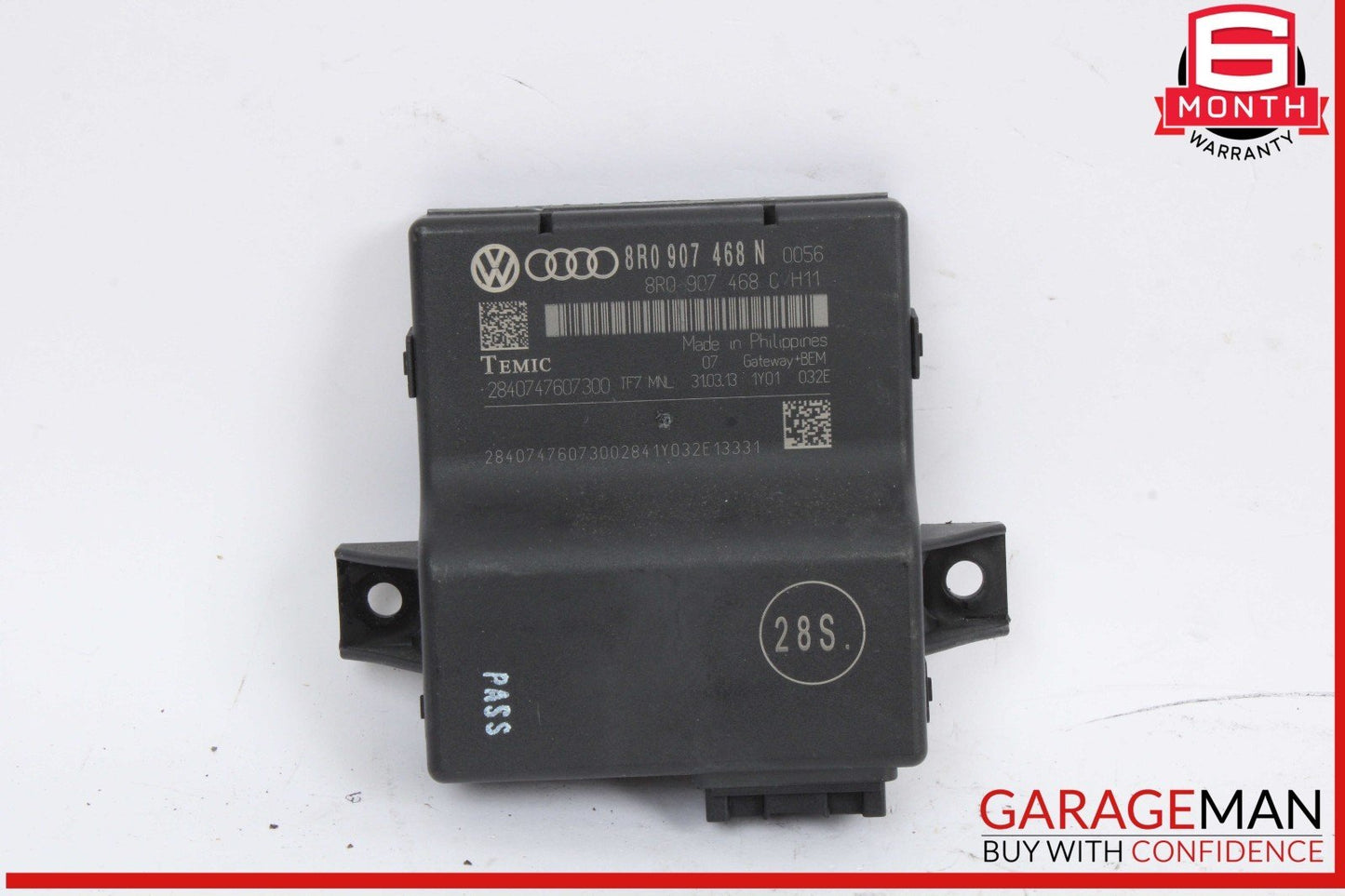 13-16 Audi Q5 A4 Network Interface Gateway Control Module Unit 8R0907468N OEM
