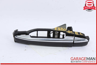 96-02 Mercedes W210 E320 E420 Rear Left Exterior Door Handle Black OEM
