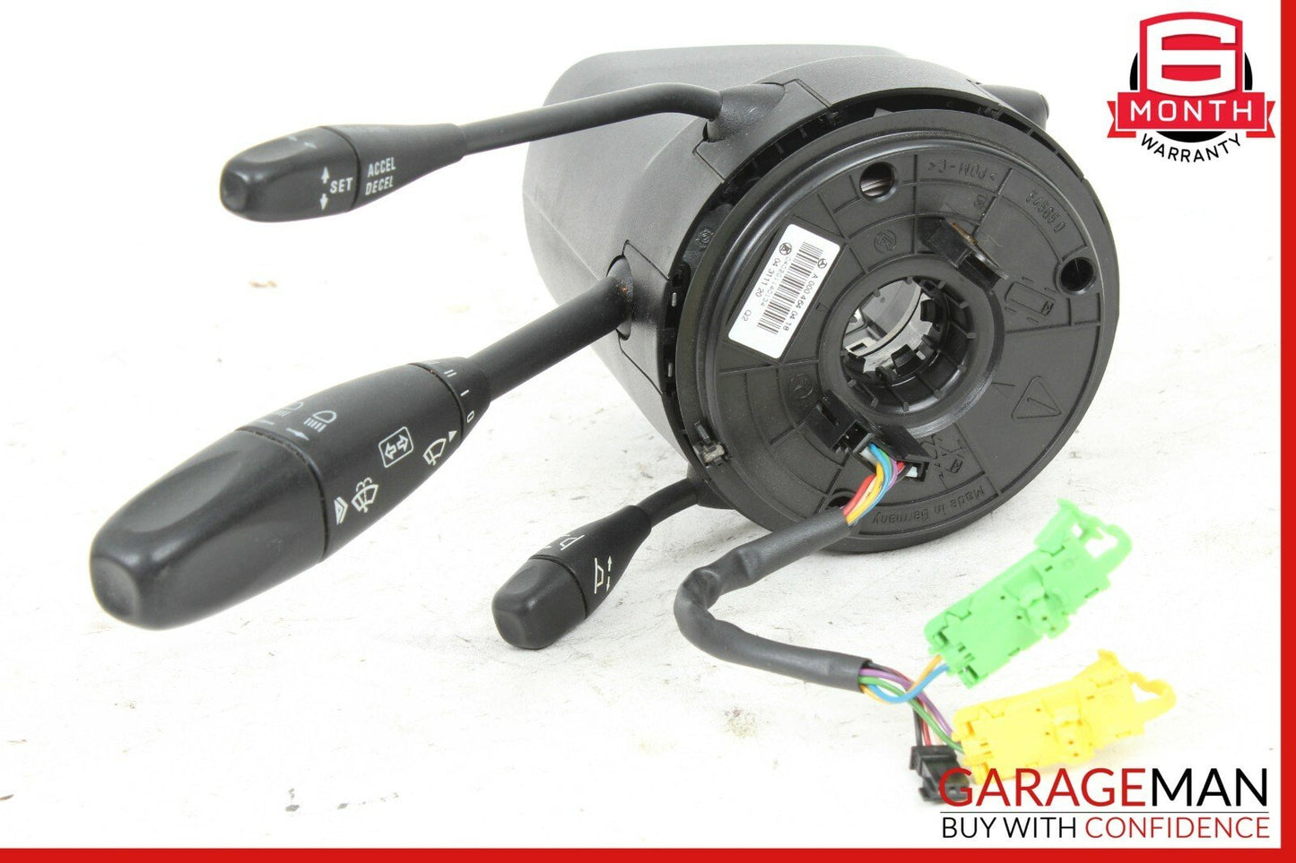 03-06 Mercedes R230 SL500 Steering Column Control Switches Assembly Black OEM