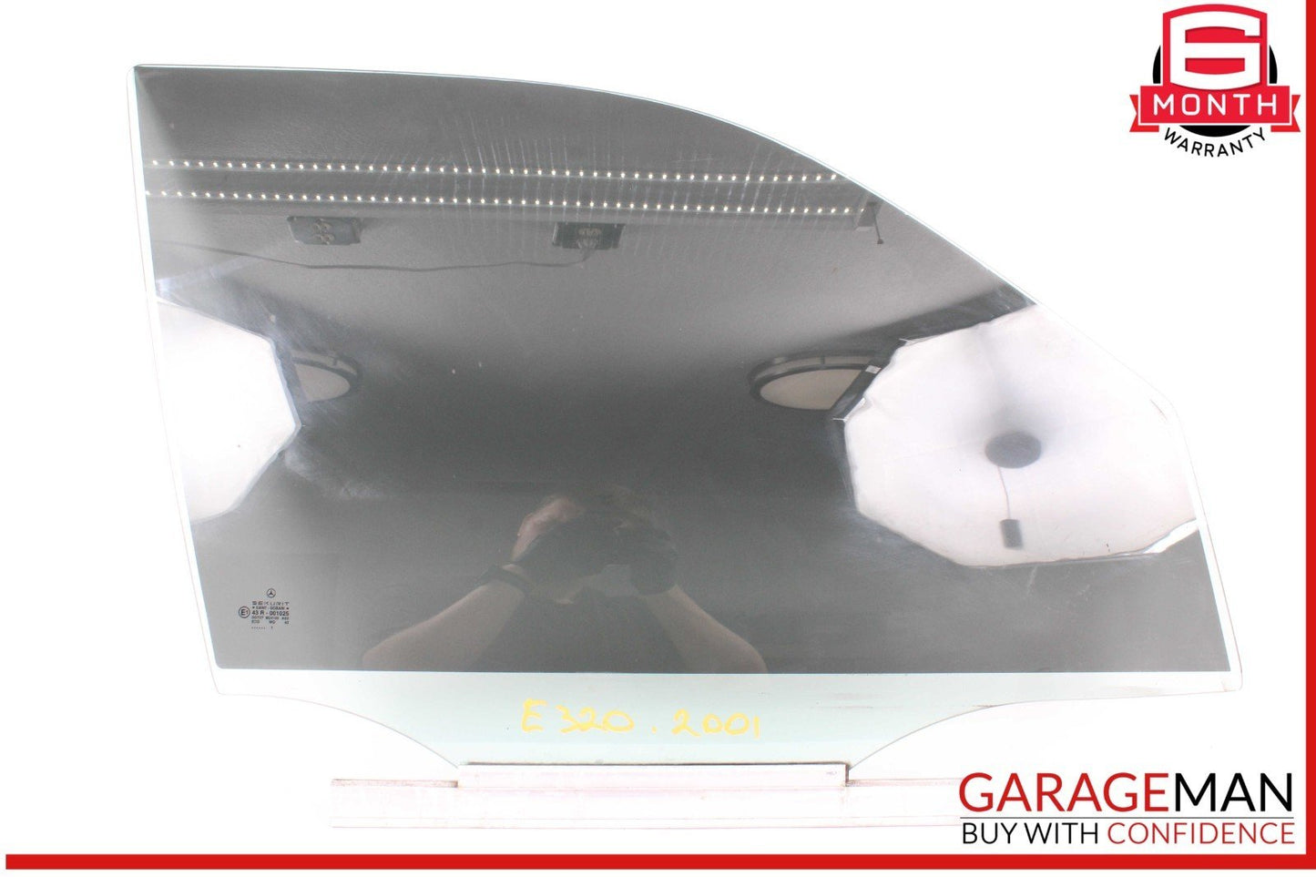 96-03 Mercedes W210 E320 Front Right Passenger Side Door Window Auto Glass OEM