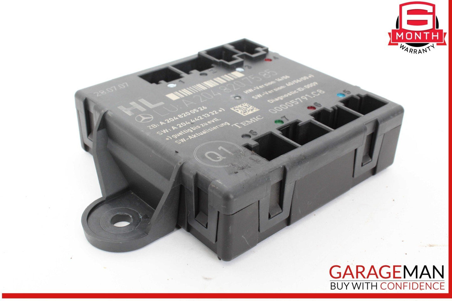 08-18 Mercedes W204 C300 CLS550 GLK350 Rear Left Side Door Control Module OEM