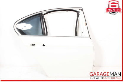 11-16 BMW 528i 535i 550i Rear Right Side Door Shell Panel White OEM