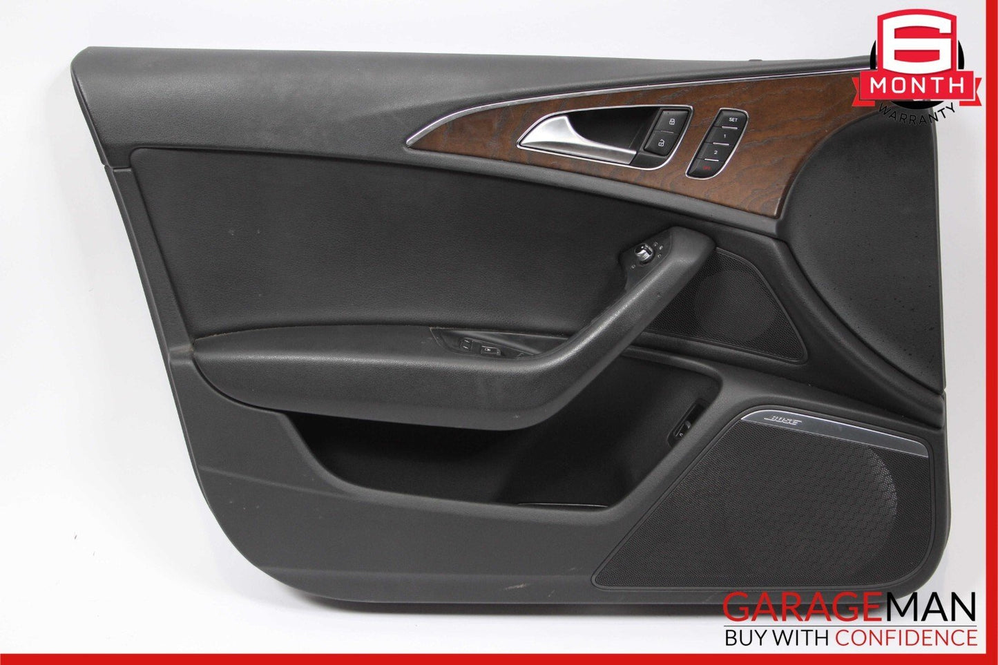 12-15 Audi A6 Front Left Driver Side Interior Door Trim Panel Cover Assembly OEM