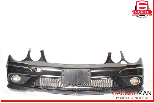 07-09 Mercede W211 E350 Sport Front Bumper Cover Assembly Black OEM