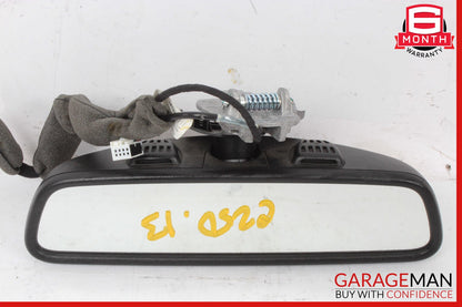 10-16 Mercedes W204 C250 E350 Top Upper Interior Rear View Mirror OEM