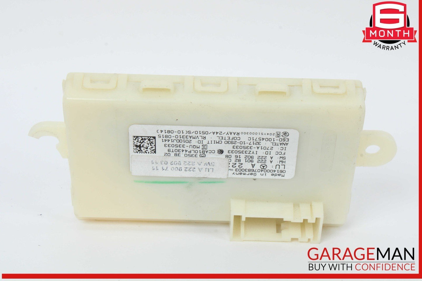 14-19 Mercedes W205 C300 S600 GLC350 S550 Keyless Go Entry Control Module OEM