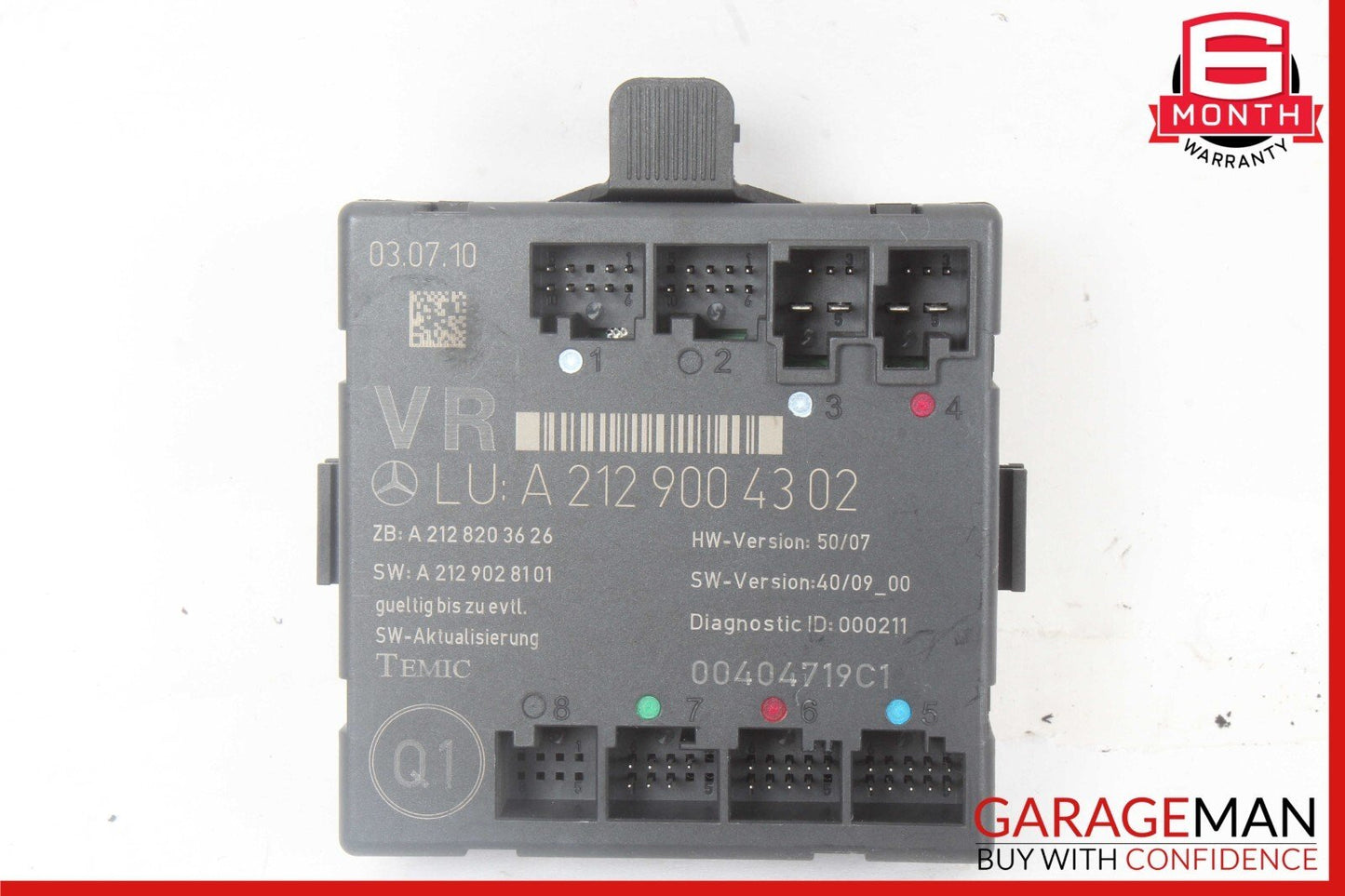 08-18 Mercedes W207 E350 C250 Front Right Side Door Control Module Unit OEM