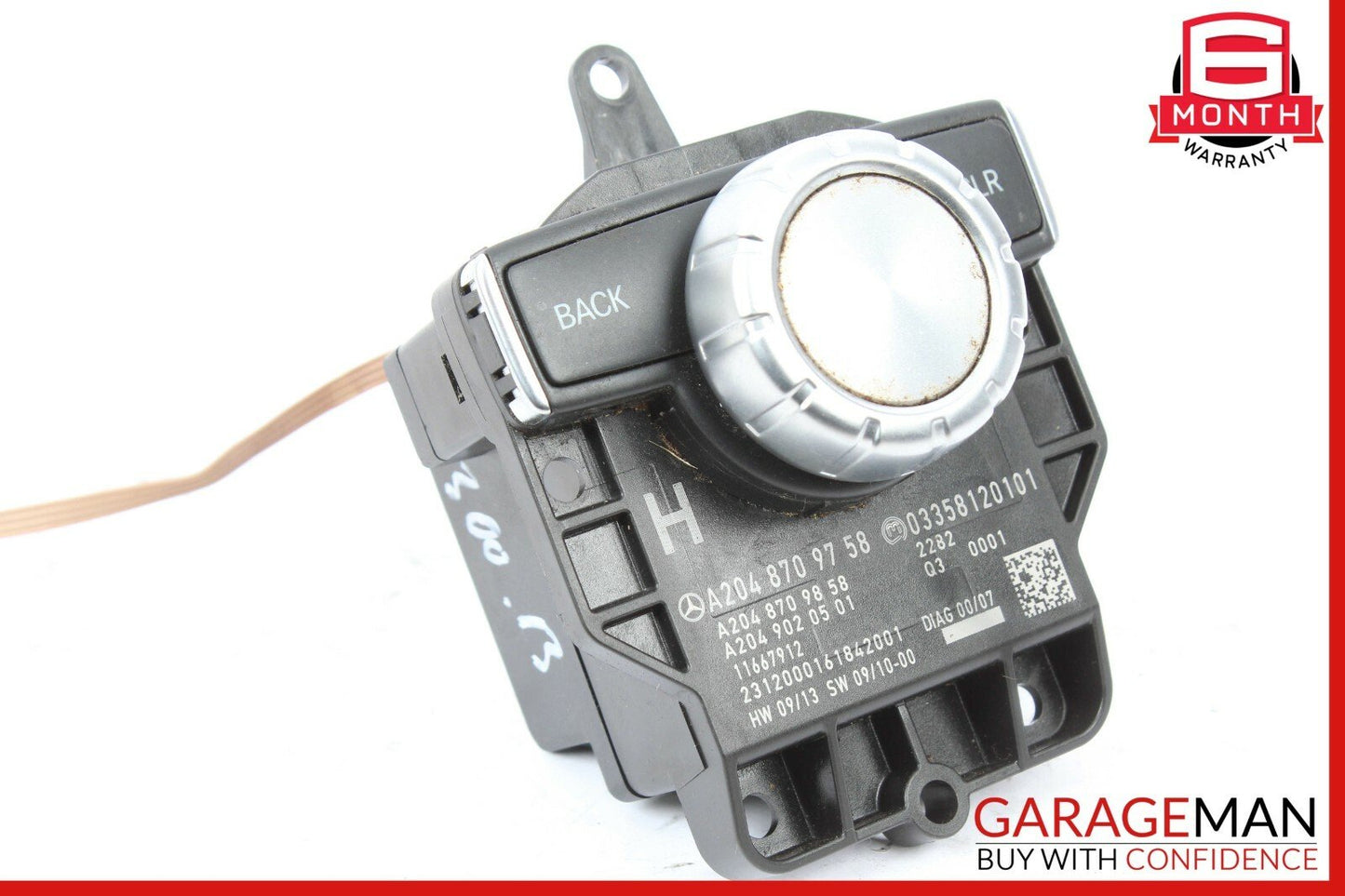 12-15 Mercedes C300 E400 GLK350 Console Head Unit Controller Knob Multi Switch