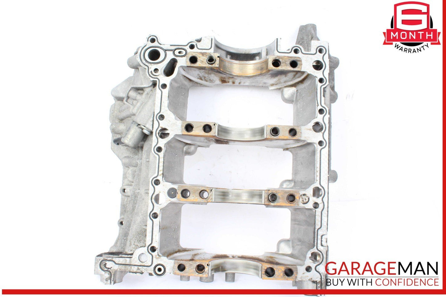 09-16 Audi S4 Lower Block Oil Pan Crankshaft Mount 06E103032 OEM