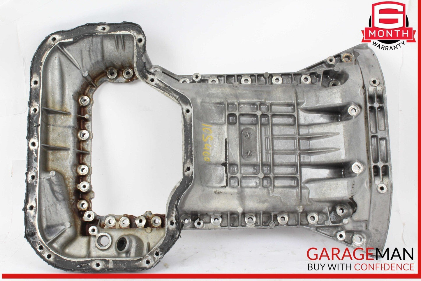 06-13 Mercedes W221 S400 Hybrid Engine Upper Oil Sump Baffle Pan 2720142002 OEM