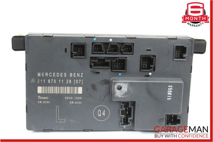 03-09 Mercedes W211 E350 E550 Front Left Driver Door Control Module OEM