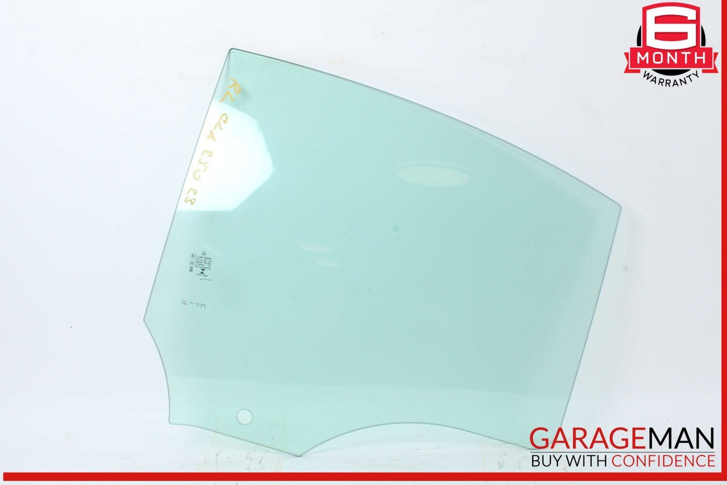 20-23 Mercedes C118 W118 CLA250 Rear Left Driver Side Door Window Glass OEM