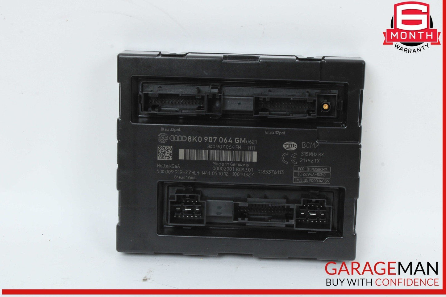 09-17 Audi A4 A5 S5 Quattro Body Comfort Control Module Unit 8K0907064 OEM