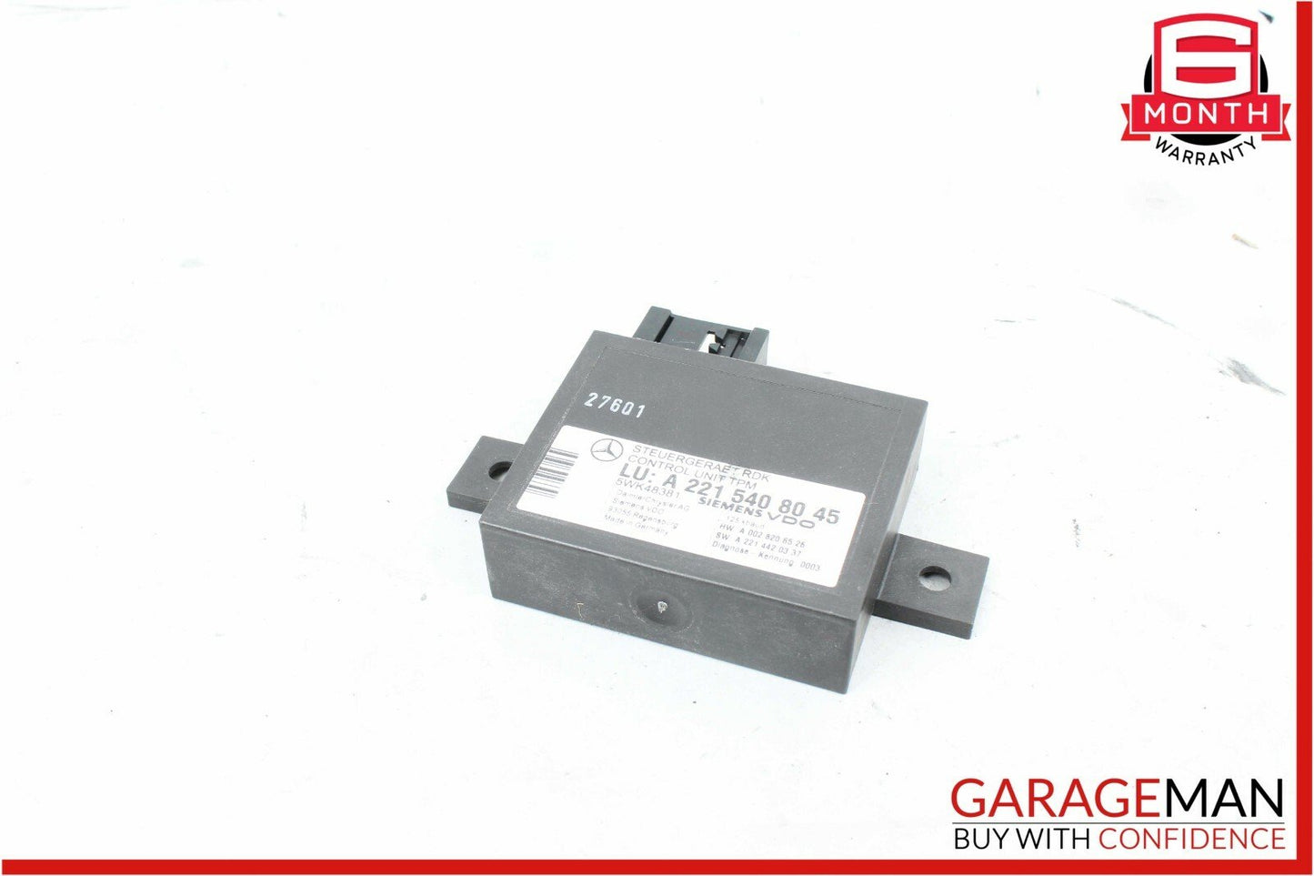 07-13 Mercedes W221 S550 S65 AMG Tire Pressure Monitor Module Unit 2215408045